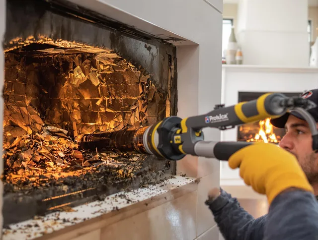 Professional chimney cleaning by Culver City Chimney Sweep in Culver City, CA