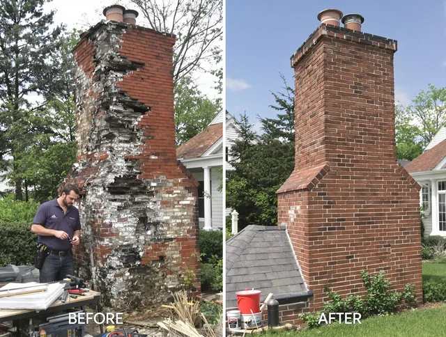 Culver City Chimney Sweep performing a full chimney restoration in Culver City, CA