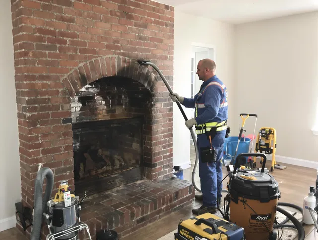 Culver City Chimney Sweep expert performing detailed chimney sweep in Culver City, CA