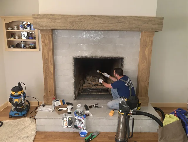 Detailed creosote removal process by Culver City Chimney Sweep in Culver City, CA
