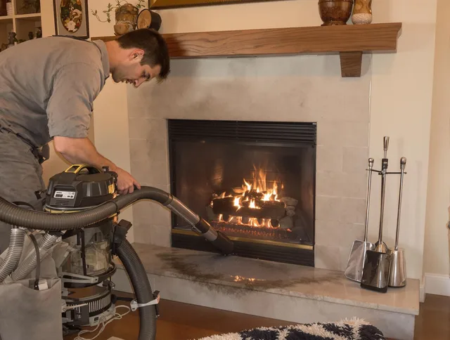 Routine fireplace upkeep by Culver City Chimney Sweep in Culver City, CA