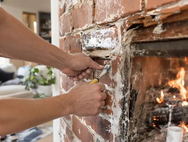 Routine fireplace repair by Culver City Chimney Sweep in Culver City, CA