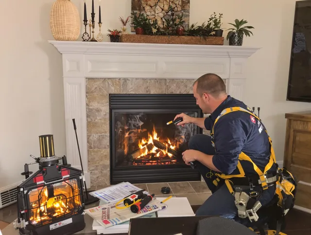 Safety-focused fireplace inspection by Culver City Chimney Sweep in Culver City, CA