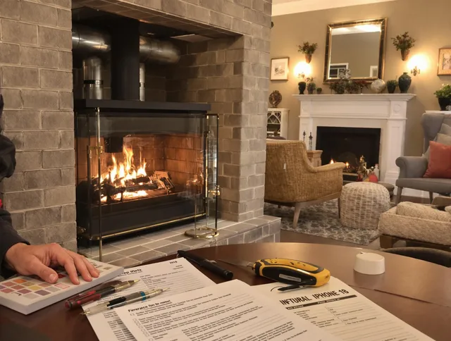 Culver City Chimney Sweep verifying fireplace safety measures in Culver City, CA