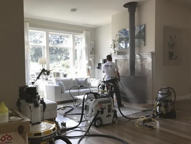Soot removal service by Culver City Chimney Sweep for a fireplace in Culver City, CA